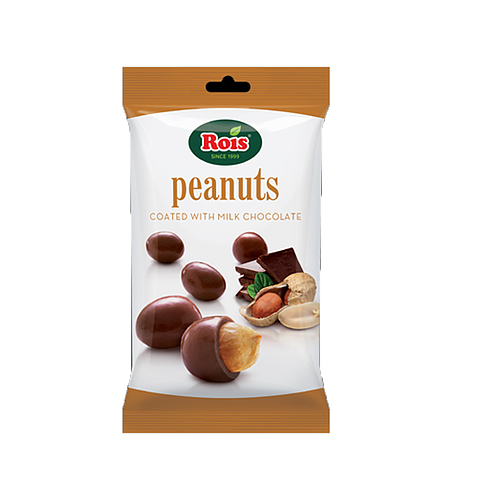Rois Peanuts With Milk Chocolate 40g