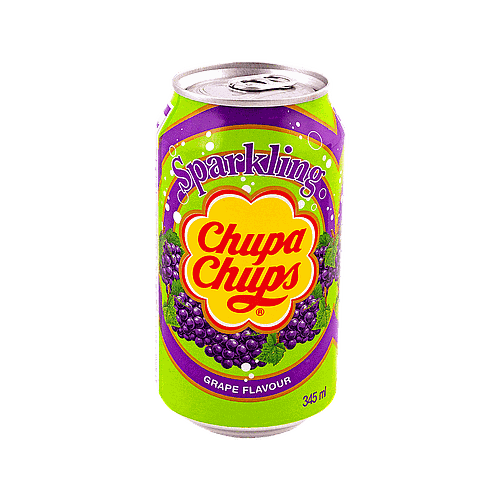 Chupa Chups Sparkling Grape Flavor Drink 345ml
