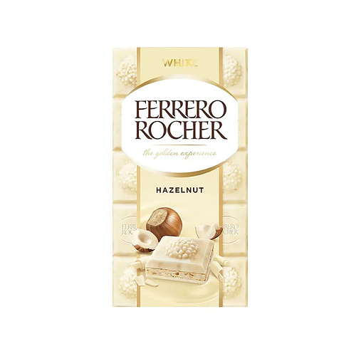 Ferrero Rocher Hazelnut White Chocolate U.K 90gm