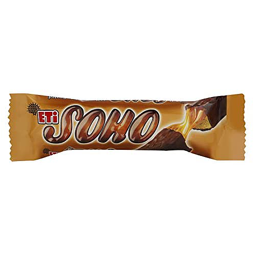 Eti Soho Milk Chocolate Nougat Bar Caramel Chocolate 20gm
