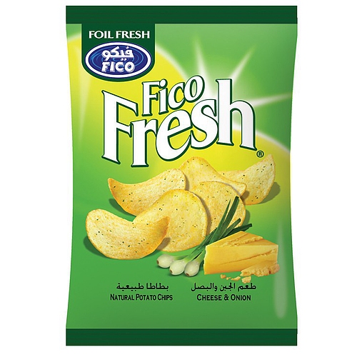 Fico Fresh Cheese & Onion Potato 80gm