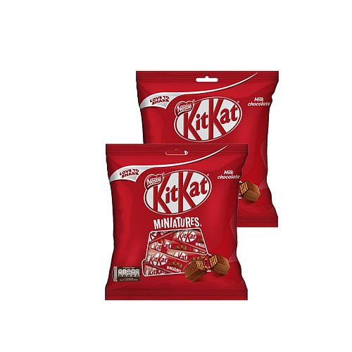 Nestle Kitkat Miniatures Chocolate 2x110gm