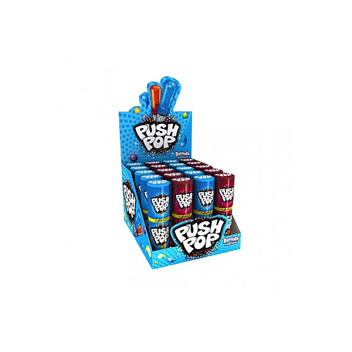 Bazooka Push Pop Cola & Raspberry Candy 15g