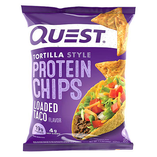 Quest Protein Tortilla Chips Loaded Taco 32gm