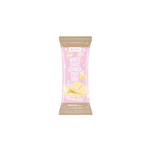 Vitawerx Protein White Choc Quinoa Puff Bar 35g