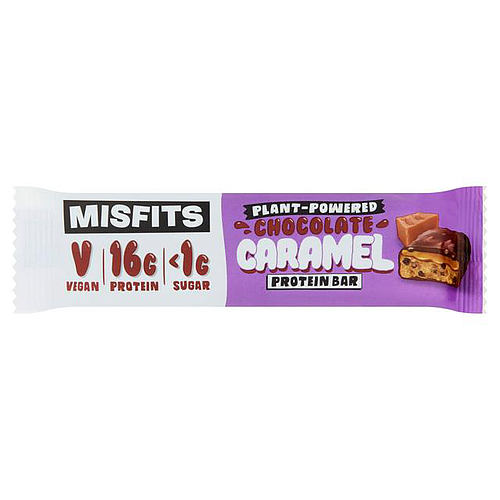 No Whey Misfits Chocolate Caramel Protein Bar 45gm