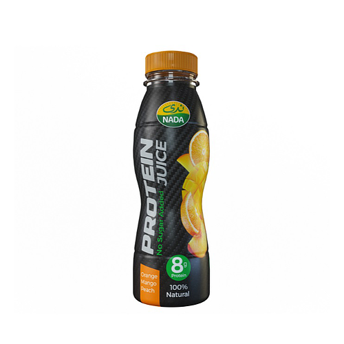 Nada Protein Juice Orange Mango Peach No Sugar Added Drink 320ml
