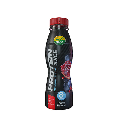 Nada Protein Juice Elderberry Pomegranate Blueberry No Added Sugar Drink 320ml