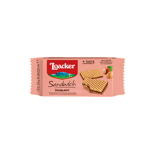 Loacker Sandwich Hazelnut Wafer 25gm