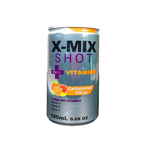 X-mix Shot Vitamins Carbonated Citrus 185 ml