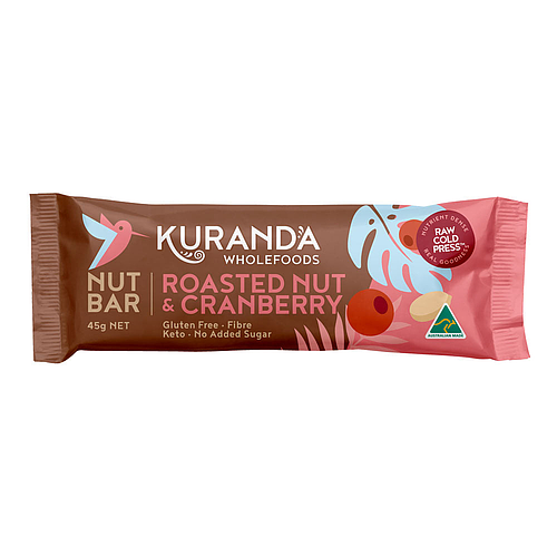 Kuranda Nut Bar Roasted Nut & Cranberry 45g