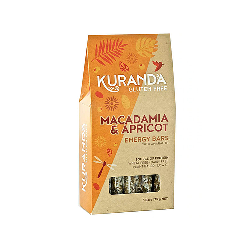 Kuranda Macadamia & Apricot Energy Bars 5x35gm