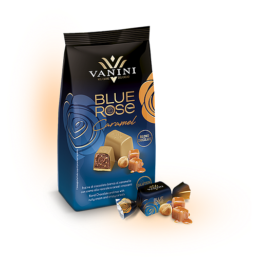Vanini Blue Rose Caramel Chocolate 120gm
