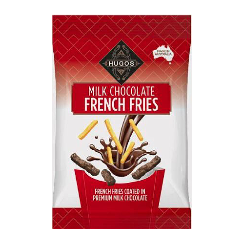 Hugos Milk Chocolate French Fries 120g