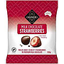 Hugos Milk Chocolate Strawberries 100g