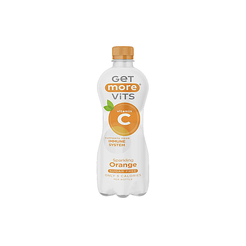 Get More Vits Vitamin C Sparkling Orange Sugar Free Drink 500 ml