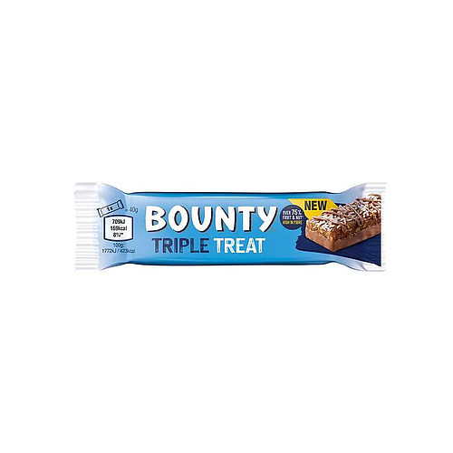 Bounty Triple Treat Fruit,Nut & Chocolate 32g