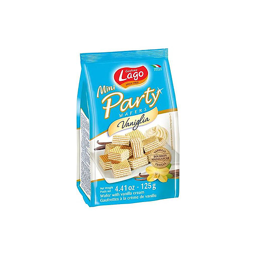 Lago Mini Party Wafers With Vanilla Cream 125g