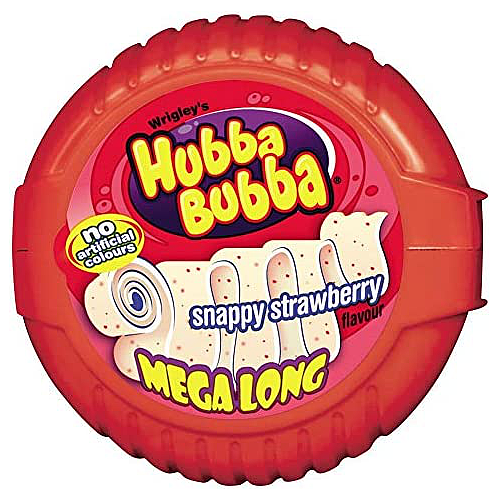 Hubba Bubba Strawberry Bubblegum Mega Long 56g