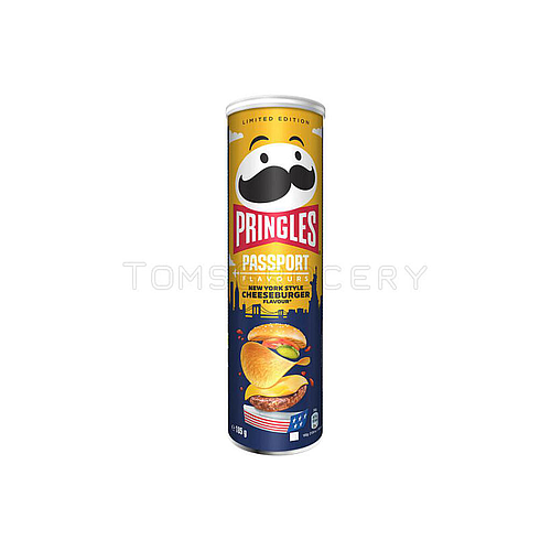 Pringles Passport New York Style Cheese Burger Flavour Chips 165gm