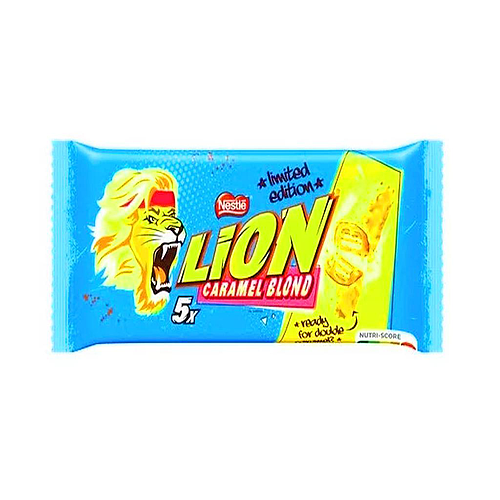 Nestle Lion Caramel Blond 5x30g