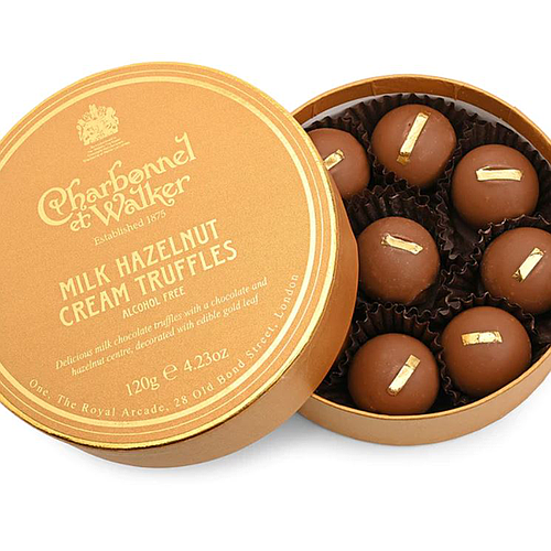 Charbonnel Milk Hazelnut Cream Truffles 120g