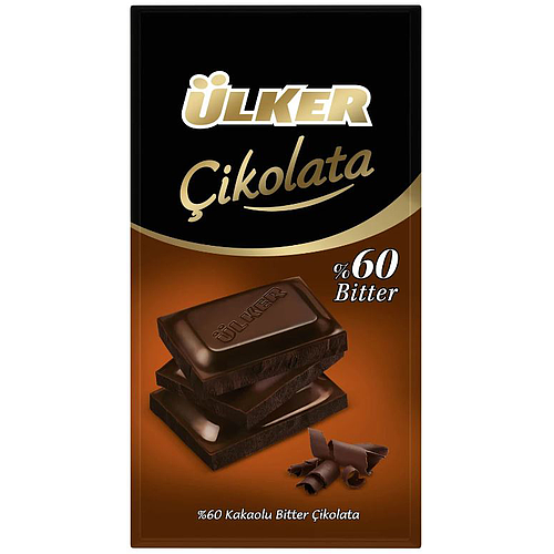 Ulker Cikolata 60% Dark Chocolate 70g