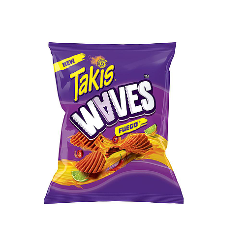 Takis Waves Fuego Chilli & Lime Chips 71gm