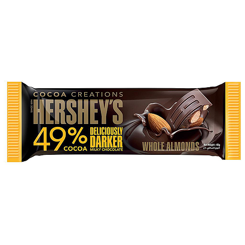 Hershey's 49% Cocoa Whole Almonds 40g