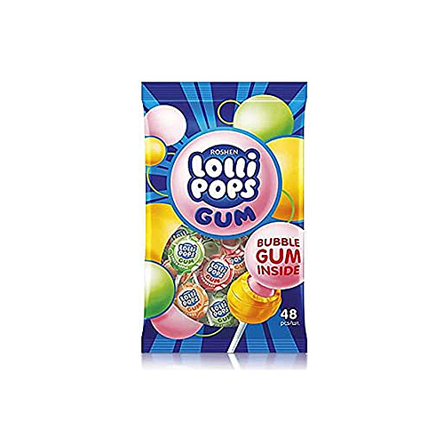 Roshen  Lollipop Gum Fruit Mix 920g