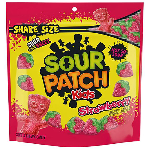 Sour Patch Kids Strawberry Soft & Chewy Candy Share Size 340g