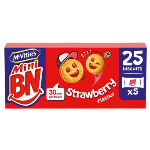 McVities BN Minis Strawberry 5x35g