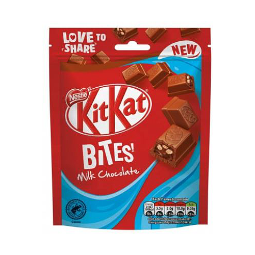 Nestle Kitkat Bites Milk Chocolate Pouch 90g