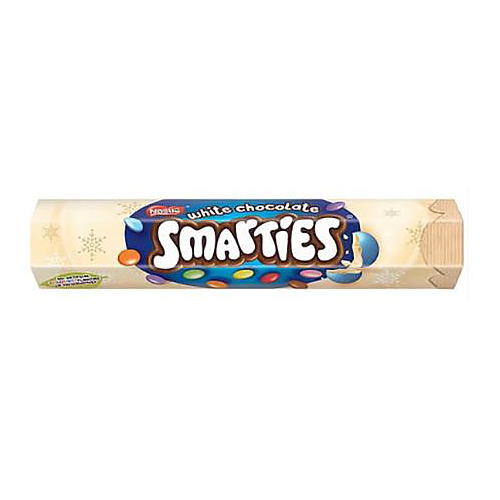 Nestle Giant Tube Smarties White Chocolate 120g