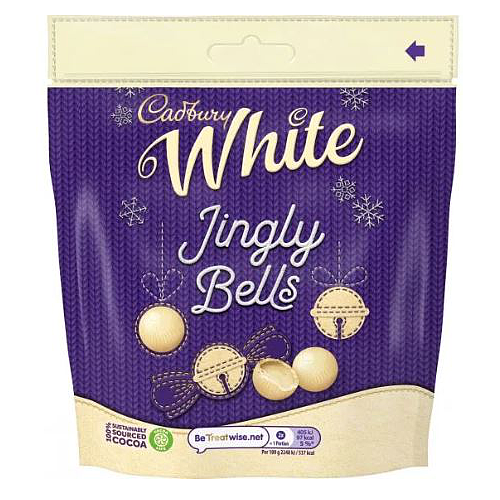 Cadbury White Jingly Bells Chocolate 72g