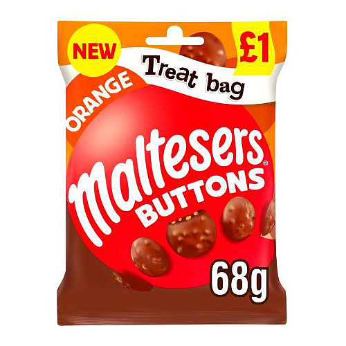 Malteser Buttons Orange Treat Bag £1R 68g