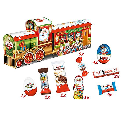 Kinder Mix 3D-Zug Adventskalender 221g