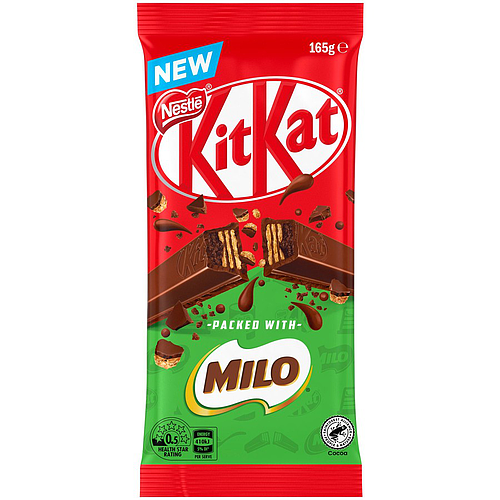 Nestle KitKat Milo Block Chocolate 165g
