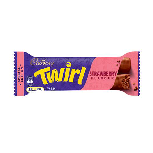Cadbury Twirl Strawberry Chocolate 39g