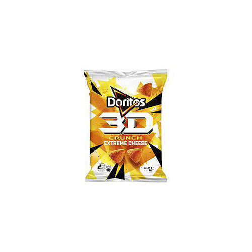 Doritos 3D Crunch Extreme Cheese Snacks 130g