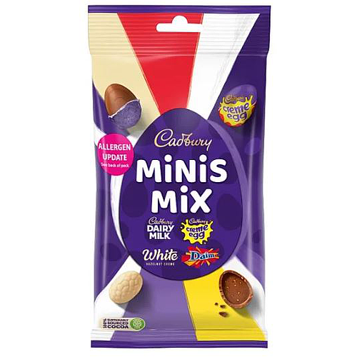 Cadbury Chocolate Minis Mix Egg Bag 238g