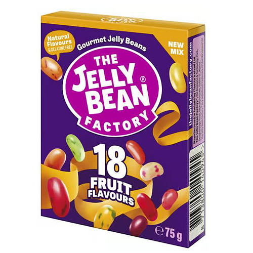 The Jelly Bean Factory 18 Fruit Flavour 75 Gm