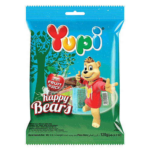 Yupi Happy Bears Mini Jelly 7.5g