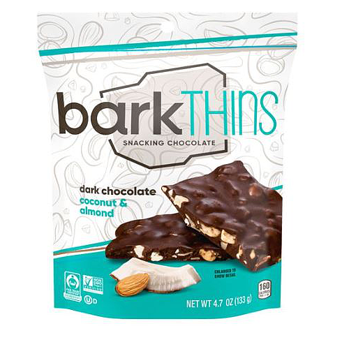 Bark Thins Dark Chocolate Coconut & Almond 133g