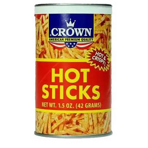 Crown Hot & Crispy Potato Sticks 50g