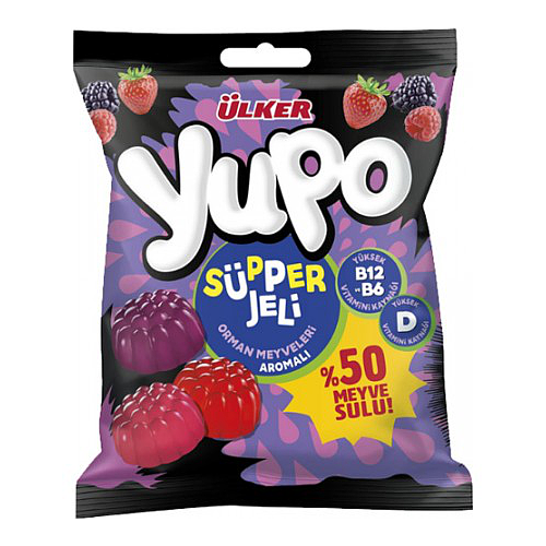Ulker Yupo Vitamin B & D Jelly 64g