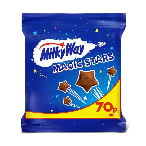 MARS BAG PMP - MILKY WAY MAGIC STARS CHOCOLATE £0.70 PMP BAG 33G