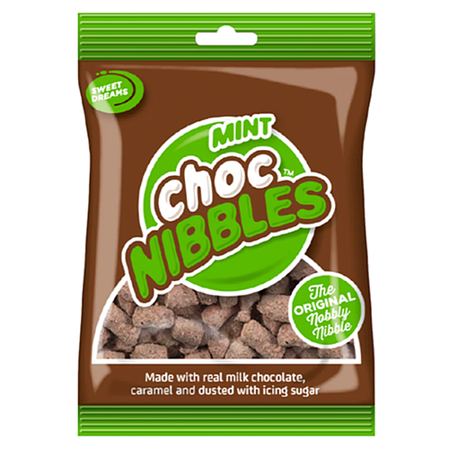 SWEET DREAMS MINT CHOCOLATE NIBBLES 175G
