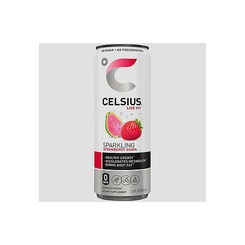 Celsius Sparkling Strawberry Guava Drink 355 ml