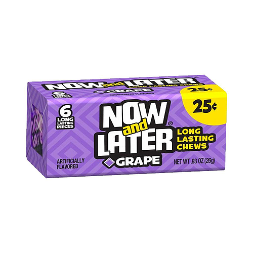 Now & Later Chewy Candy Grape 26 g